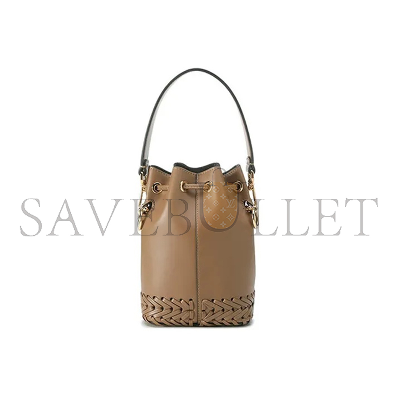 F**di mini mon tresor brown bucket bag 8bs010agv0f11wp (20*15*11cm)